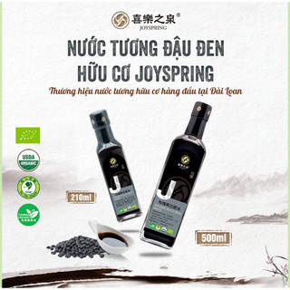 Nước tương đậu đen hữu cơ Joyspring 500ml và 200ml