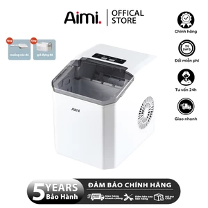 Máy làm đá Aimi Máy làm đá viên thông minh di động nhanh dành cho gia đình 12kg/24H Tiết kiệm điện