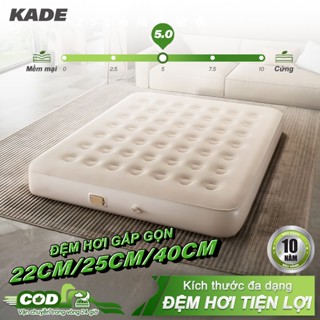 Giường bơm hơi chống ẩm ngoài trời, nệm bơm hơi đôi cao và dày 22cm Đi Cắm Trại Hoặc Dùng Ở Nhà