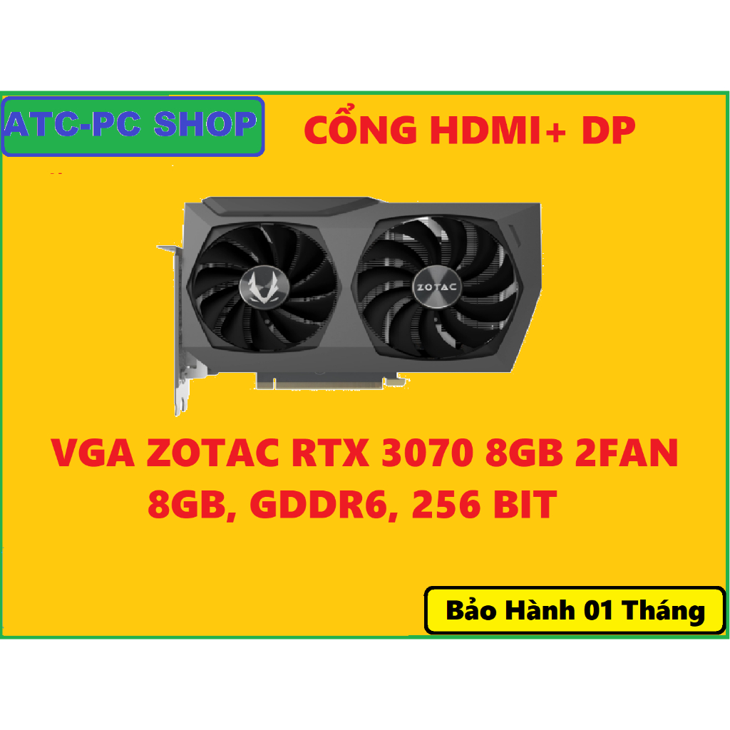 Hoàng Vũ VGA ASUS CŨ GTX 1070, 1070TI 8GB 3FAN / 2FAN, ZOTAC RTX 3070 GDDR5
