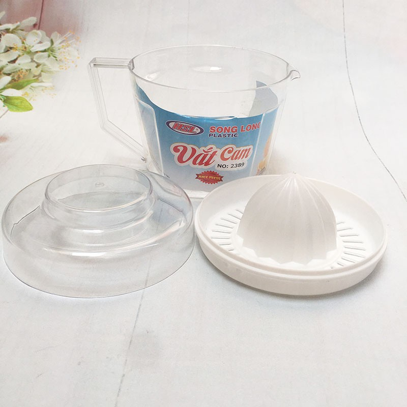 Vắt cam bằng tay có lưới lọc tiện dụng chất liệu inox 304 và nhựa Song Long bền an toàn