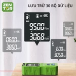 Máy đo khoảng cách Laser 100M Zentor chính hãng độ chính xác cao tính diện tích thể tích nhiều đơn vị đo tiện lợi — ảnh 5