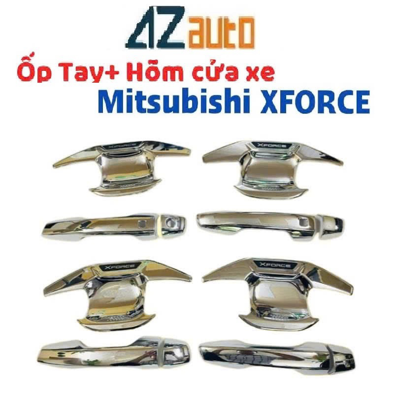 Ốp tay nắm và hõm xe Mitsubishi Xforce 2024-2026 mạ Crom cao cấp