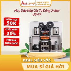 Máy Dập Nắp Cốc Tự Động Unibar UB-99 - Máy Dập Màng Cốc Take Away Cho Quán Cafe và Trà Sữa