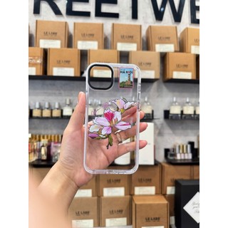 Ốp lưng điện thoại Han icase chống sốc, ố vàng cho iPhone 14Pro/ 14Promax BST Hoa