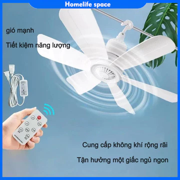 [📢Free shipping🕹️] Quạt Trần 5 Cánh Siêu Mát Thổi Gió Mạnh Độ Ồn Thấp, Tiết Kiệm Điện, Quạt Trần, Quạt Mùng, Đuổi Ruồi