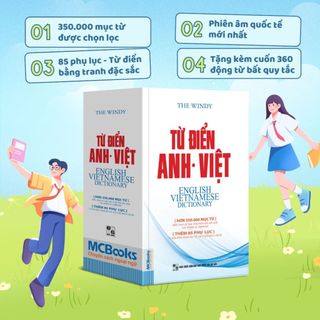 Sách - Combo Từ Điển Anh - Việt Và 360 Động Từ Bất Quy Tắc Và 12 Thì Cơ Bản Trong Tiếng Anh