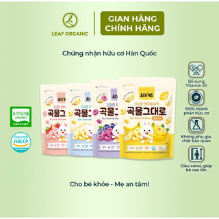 Thực phẩm bổ sung bánh gạo lứt ăn dặm Alvins 30g cho bé 1 tuổi