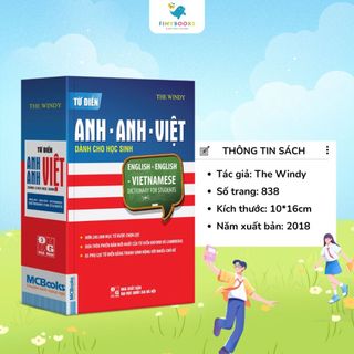 Sách - Từ điển Anh-Anh-Việt dành cho học sinh (Tái bản 2020)