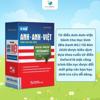 Sách - Từ điển Anh-Anh-Việt dành cho học sinh (Tái bản 2020)