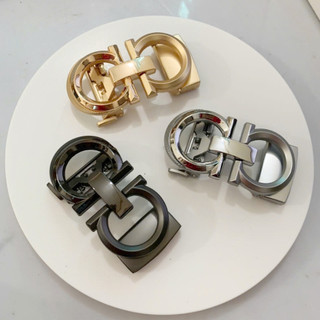 Mặt khoá thắt lưng nam không dây gạt tự động dùng cho dây có răng cưa bản 3,5cm