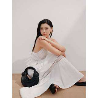 Chân váy OLV maxi linen Austin mềm mại bồng bềnh nhiều màu phù hợp đi biển du lịch