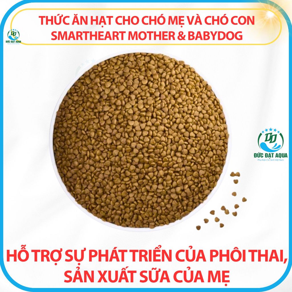 Thức ăn hạt cho chó mẹ và chó con Smartheart Mother & Babydog 1,3kg hàng nhập thái lan 9