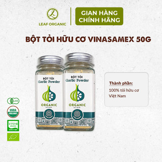 Bột tỏi hữu cơ Vinasamex 50g, gia vị hữu cơ cho bé ăn dặm
