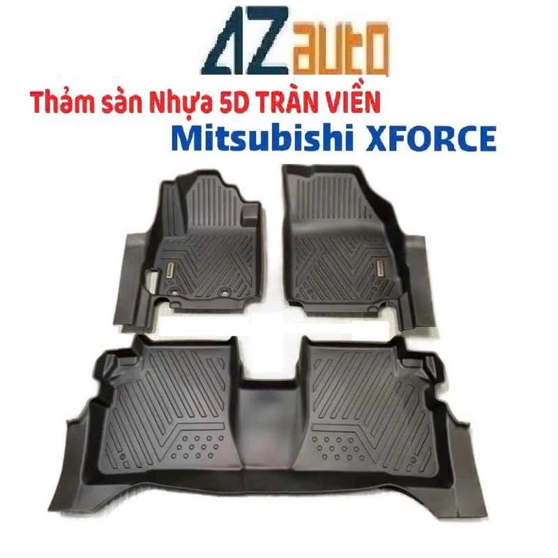Thảm lót sàn nhựa TPE 5D xe Mitsubishi Xforce 2024-2025 tràn viền hàng cao cấp
