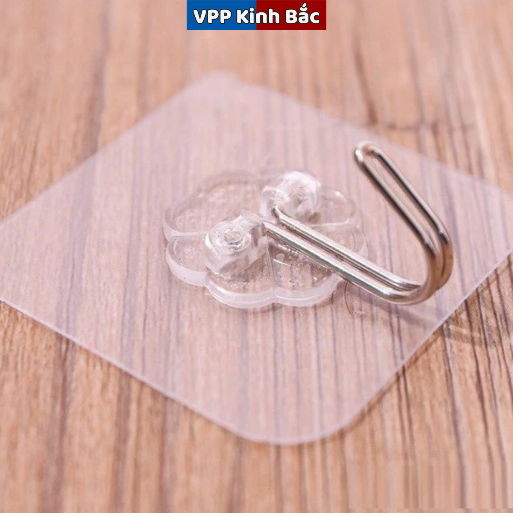 Combo 20 cái móc dán tường chịu lực trong suốt, móc treo đồ siêu dính đa năng, tiện lợi