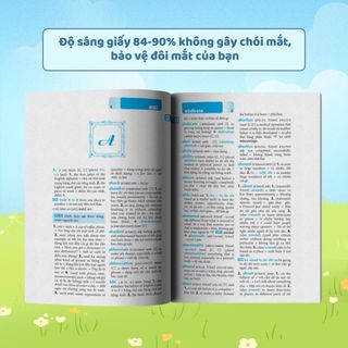 Sách - Từ Điển Anh Anh Việt Phiên Bản Bìa Mềm Màu Xanh - Giải Nghĩa Đầy Đủ Ví Dụ Phong Phú
