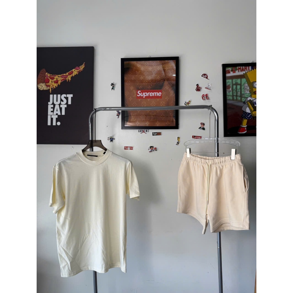 Bộ thể thao hè phông trơn cotton 100% cực đẹp