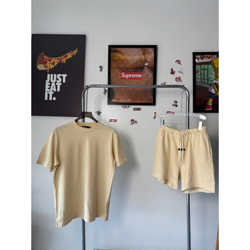 Bộ thể thao hè phông trơn cotton 100% cực đẹp