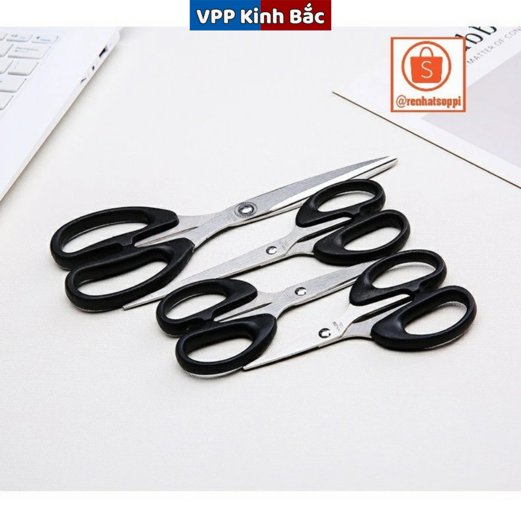 Kéo Văn Phòng Lưỡi Thép Không Gỉ , Kéo Cắt Giấy Đa Năng Học Sinh Văn Phòng