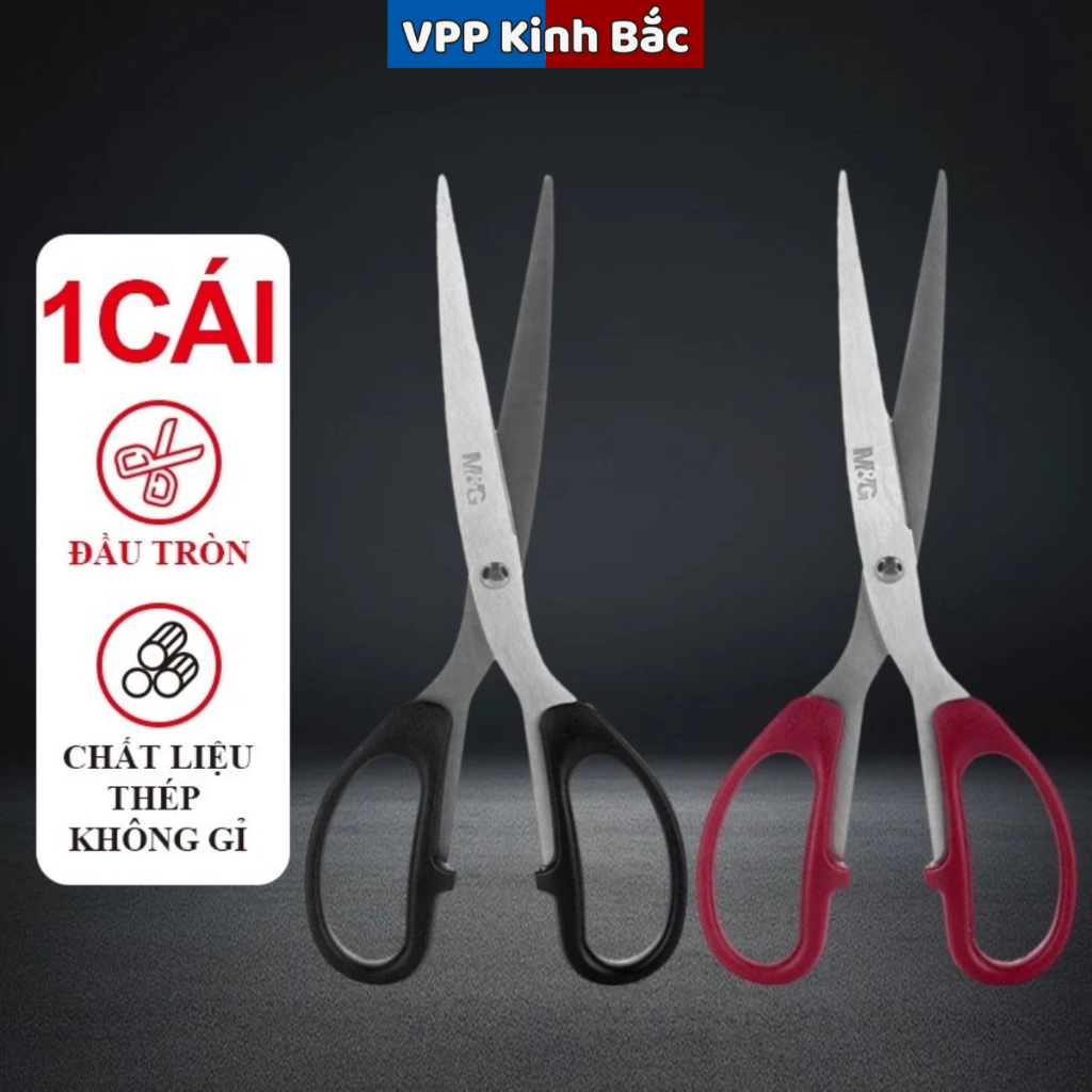 Kéo Văn Phòng Lưỡi Thép Không Gỉ , Kéo Cắt Giấy Đa Năng Học Sinh Văn Phòng