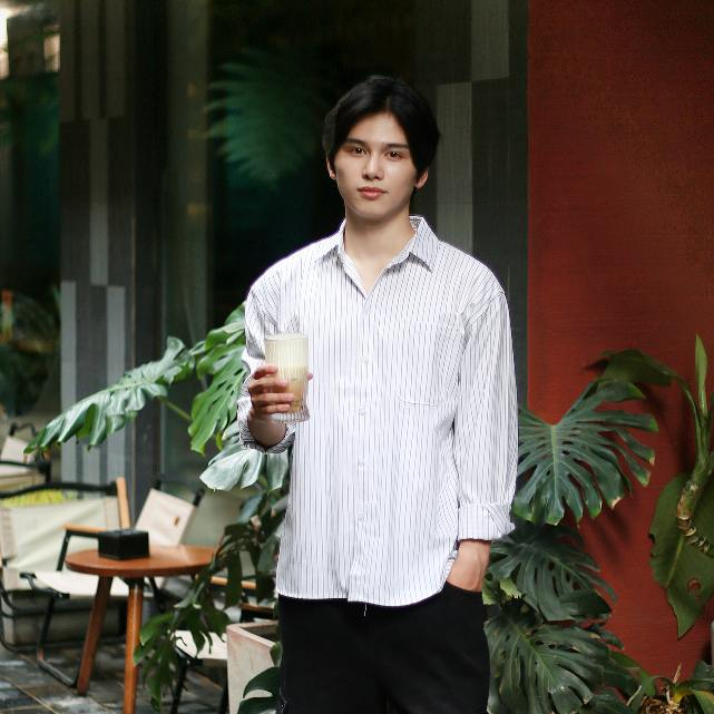 Áo Sơ Mi Nam Dài Tay Cổ Bẻ Cao Cấp Kẻ Sọc Vải Oxford Phom Rộng Thời Trang Halley A88