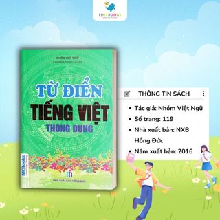 Sách - Từ điển Tiếng Việt thông dụng (Bìa Cứng Xanh)