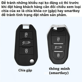 Ốp Chìa Khoá Smartkey Peugeott 2008 3008 5008 408 508