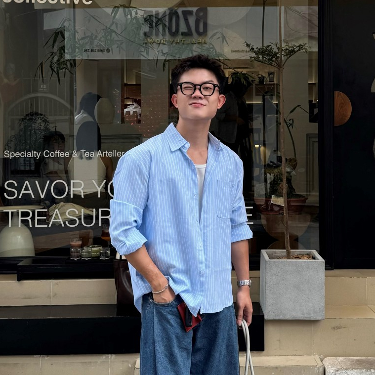 Áo Sơ Mi Nam Kẻ Xanh Dài Tay Oxford Cao Cấp Thời Trang Đi Biển Dạo Phố Đẹp Halley A88