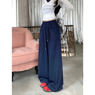 Quần Ống Rộng ELEGANTE Chất Liệu Nỉ 2 Da Siêu Tôn Dáng Tôn Da