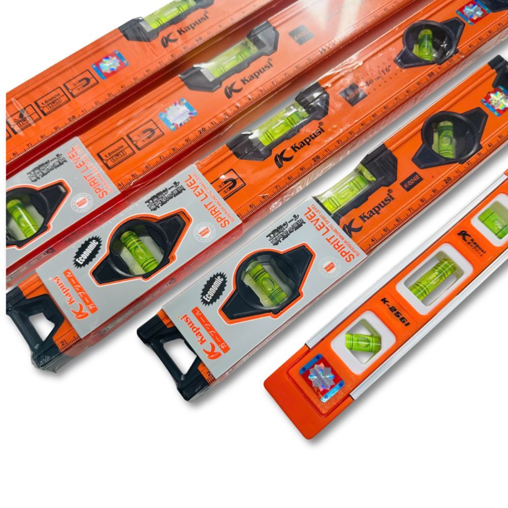 Thước Thủy Cân Bằng Kapusi Cao Cấp, Thước Livo Nhôm Có Từ Tính Đủ Kích Thước 20-60cm