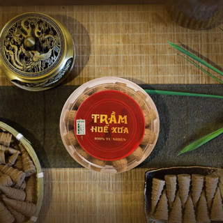 Nụ Trầm Thảo Mộc Huế Xưa, Trầm Hương Nụ Dùng Lư Xông Nhà Giúp Làm Ấm Không Gian, Đem Lại Cảm Giác Thư Giãn, 41 Viên/hộp