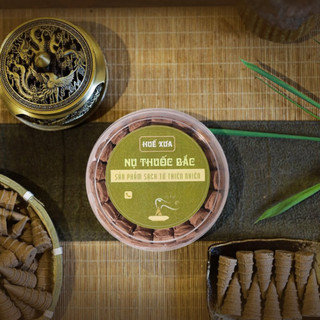 Nhang Nụ Thuốc Bắc Huế Xưa, Thuốc Bắc 100% Tự Nhiên,Trầm Hương Huế Không Hóa Chất,Hộp Lớn 41 Viên