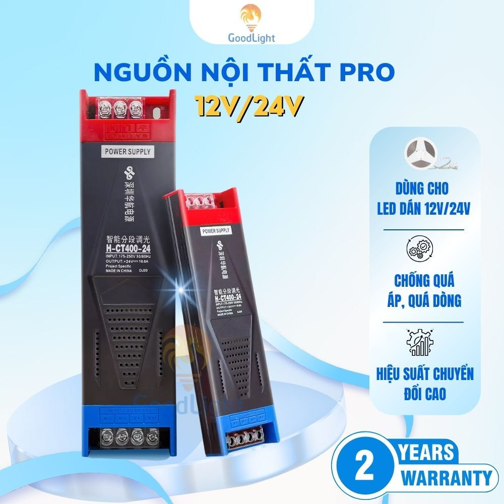 Nguồn nội thất 12V/24V 60W 100W 200W 300W 400W Pro chất lượng, dùng cho ...