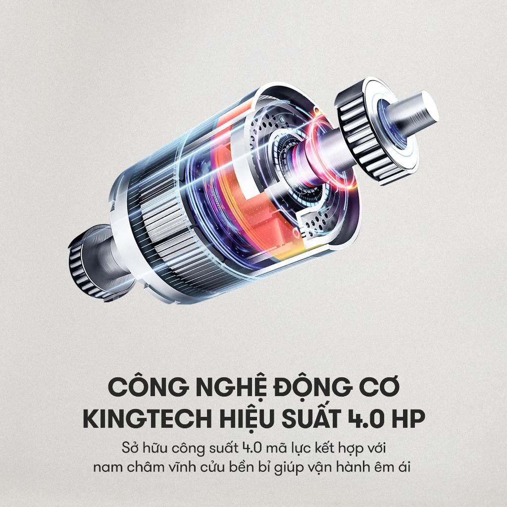 Máy chạy bộ KINGSPORT Legend K-06 Đơn Năng với nâng dốc tự động, động cơ DC tiết kiệm điện