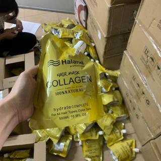 Kem Ủ Tóc Collagen Haland 500ml - Dưỡng Tóc Mềm Mượt & Bảo Vệ Tóc