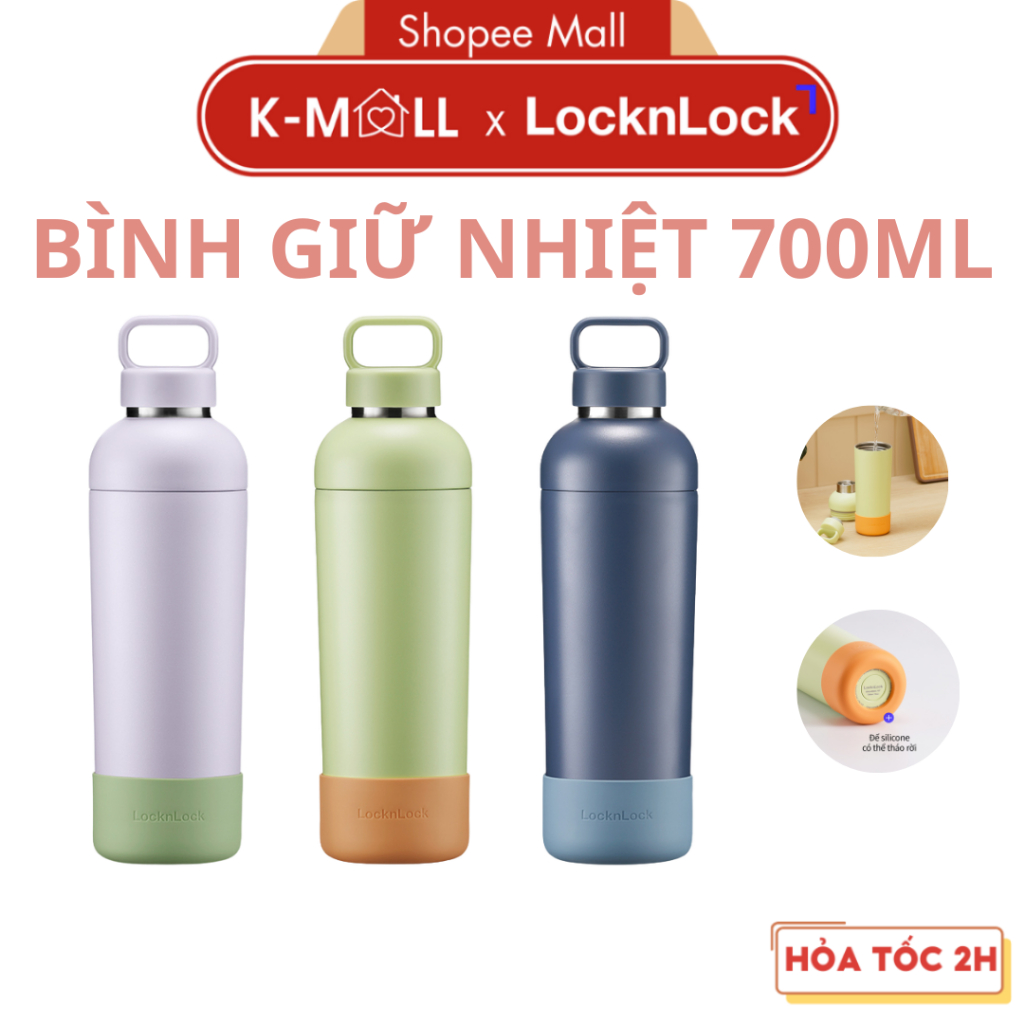 Bình Giữ Nhiệt LocknLock Balance Fit Tumbler LHC4400 Dung Tích 700ml, 3 Màu Lựa Chọn - K-MALL