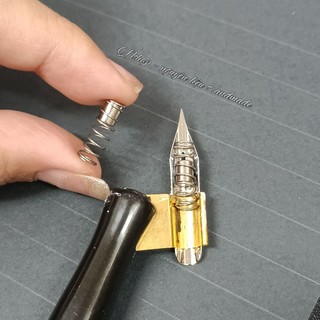 Mực Calligraphy đen trắng, Mực chấm bút quản chéo viết chữ nghệ thuật, thiệp cưới, thư tay, trang trí sổ...