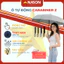Ô dù mưa gấp 3 tay cầm móc treo Carabiner Z, chống nắng, ngăn 99% UV, che mưa, đóng mở trên 1000 lần