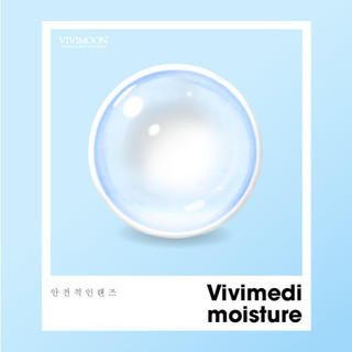 Lens trong suốt cận khóa ẩm Vivimooon Vivimedi Moisture hạn sử dụng 3 - 6 tháng