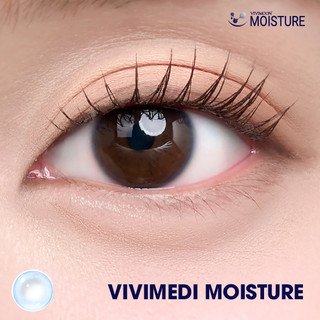 Lens trong suốt cận khóa ẩm Vivimooon Vivimedi Moisture hạn sử dụng 3 - 6 tháng