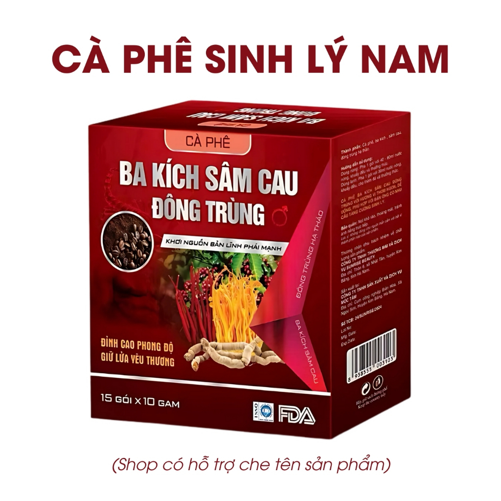 Cà Phê Ba Kích Sâm Cau Linh Chi Đông Trùng Tăng Cường Sinh Lý Nam Bổ ...