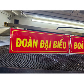 Bảng Tên Mica Để Bàn 15x30cm – Làm Theo Yêu Cầu