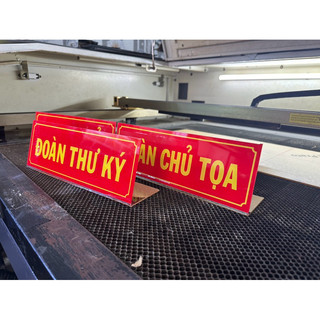 Bảng Tên Mica Để Bàn 15x30cm – Làm Theo Yêu Cầu