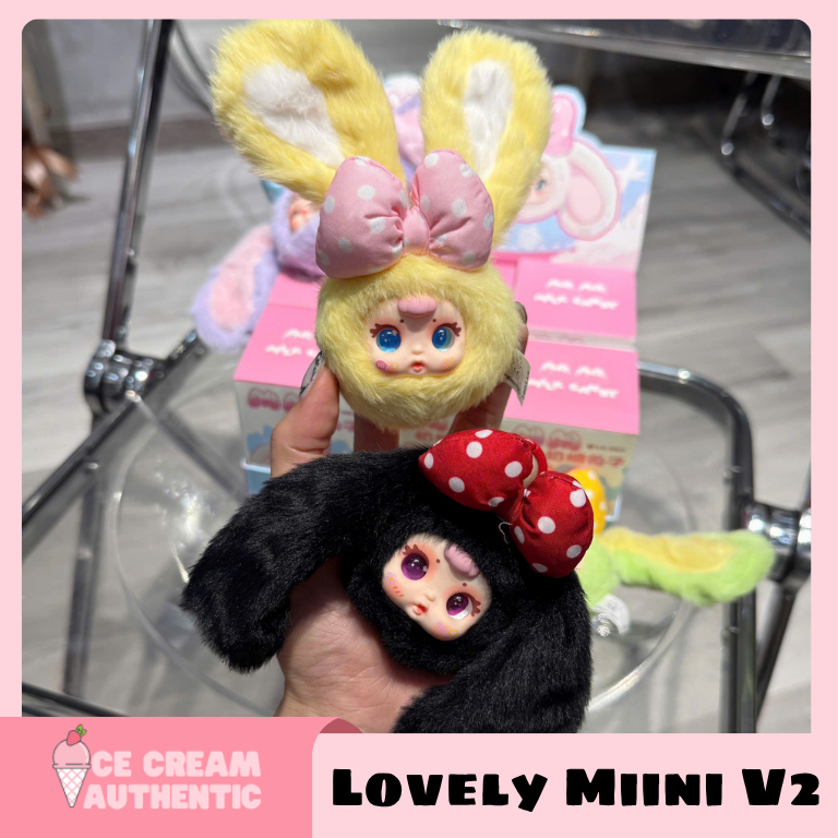 [Hoả tốc Hcm] Blind box lovely V2 Lovely mini V2 Thỏ tai dài chính hãng | ice.cream.authentic