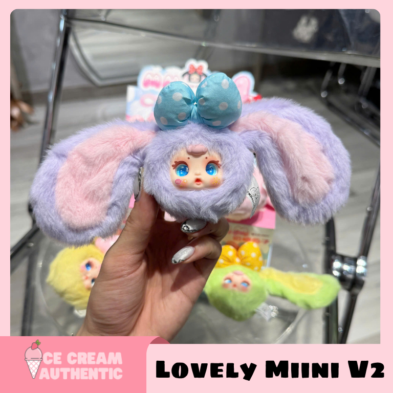 [Hoả tốc Hcm] Blind box lovely V2 Lovely mini V2 Thỏ tai dài chính hãng | ice.cream.authentic