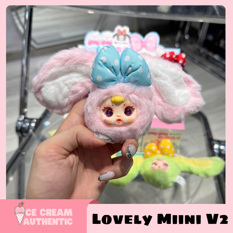 [Hoả tốc Hcm] Blind box lovely V2 Lovely mini V2 Thỏ tai dài chính hãng | ice.cream.authentic