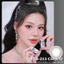 Lens mắt FB-213 Choco màu nâu đen chấm sáng hiệu ứng long lanh không giãn tự nhiên size nhỏ
