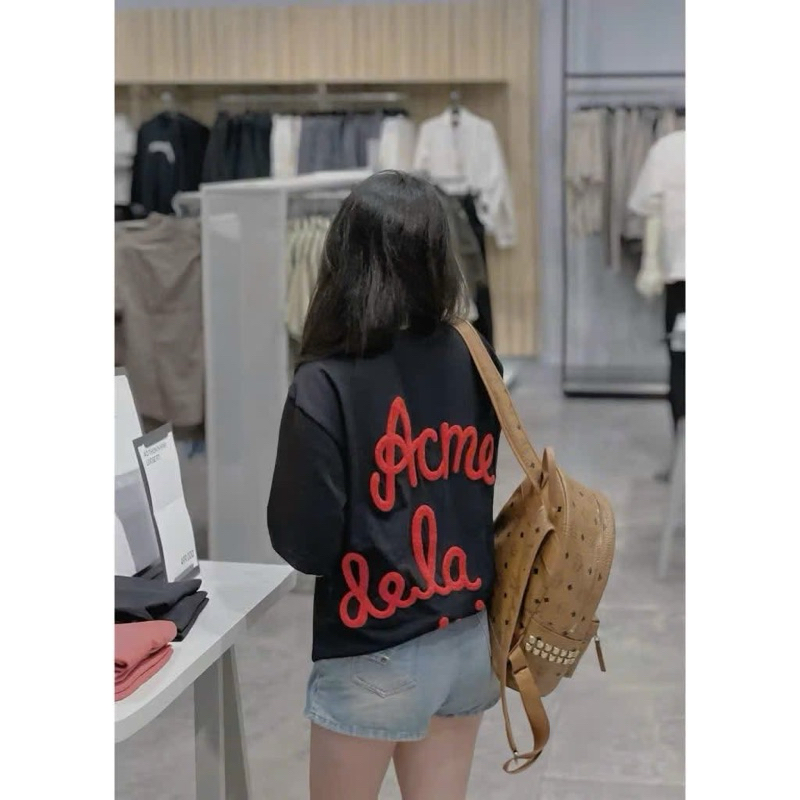 Áo Thun Thêu Xù Form Rộng Unisex Nam Nữ Chất Vải Cotton Dày Dặn Thời Trang Năng Động