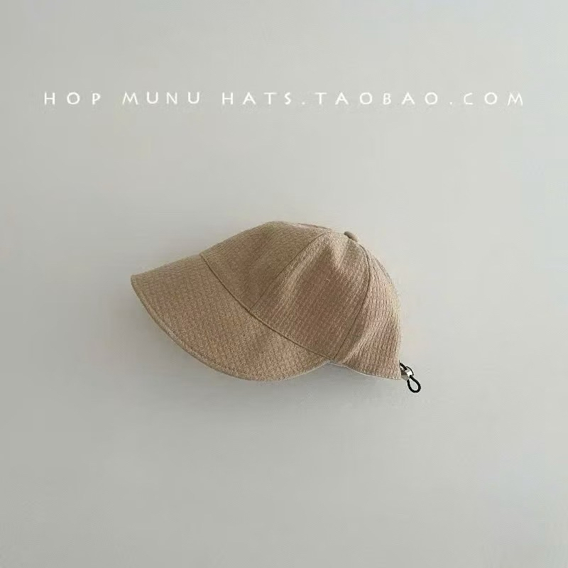 Mũ chống nắng tăm cho bé có dây rút điều chỉnh